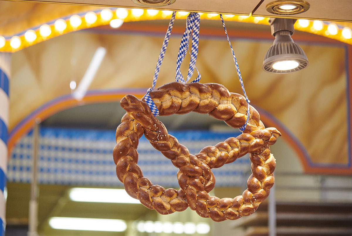 Brezel Großaufnahme